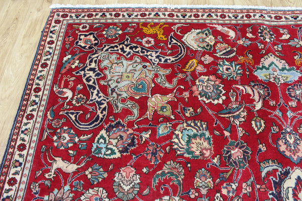 Signed Persian Tabriz Carpet 317 × 230 cm – Babazadeh Garden Design Wool Rug