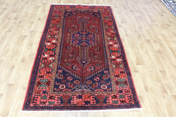 VINTAGE PERSIAN HAMADAN RUG, VERY HARD WEARING 225 X 122 CM