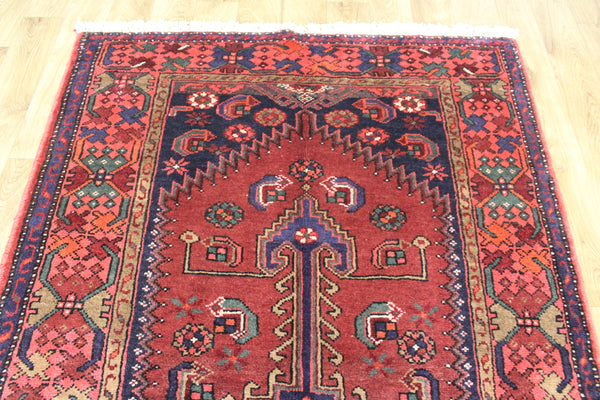 VINTAGE PERSIAN HAMADAN RUG, VERY HARD WEARING 225 X 122 CM