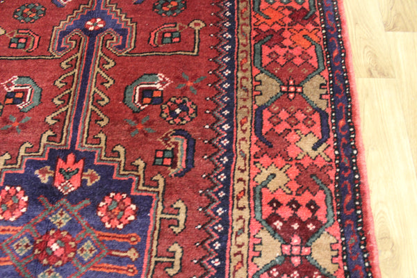 VINTAGE PERSIAN HAMADAN RUG, VERY HARD WEARING 225 X 122 CM