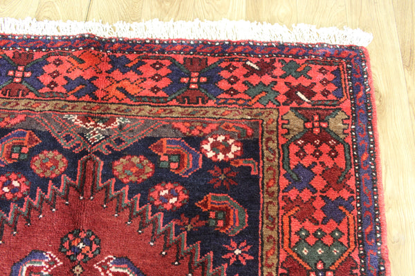VINTAGE PERSIAN HAMADAN RUG, VERY HARD WEARING 225 X 122 CM