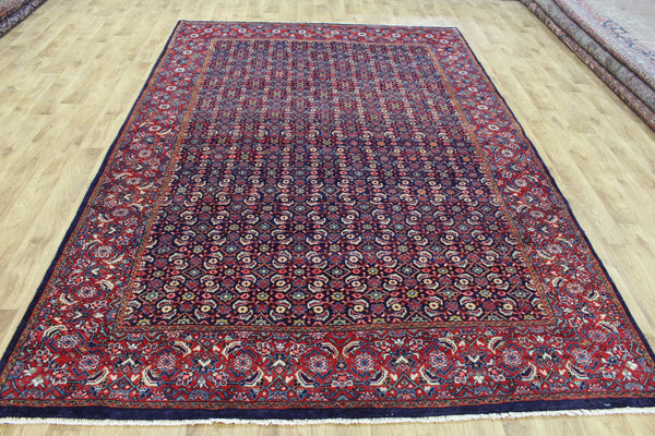 Persian Tabriz Carpet 317 × 204 cm – Herati Design Hand-Knotted Wool Rug