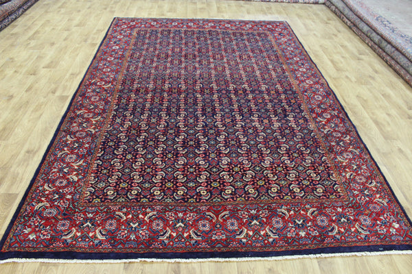Persian Tabriz Carpet 317 × 204 cm – Herati Design Hand-Knotted Wool Rug
