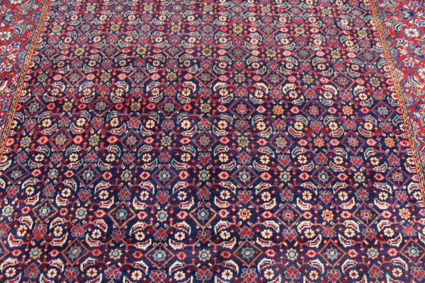 Persian Tabriz Carpet 317 × 204 cm – Herati Design Hand-Knotted Wool Rug