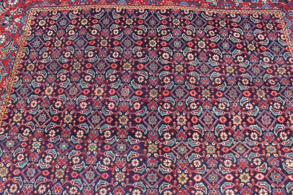 Persian Tabriz Carpet 317 × 204 cm – Herati Design Hand-Knotted Wool Rug