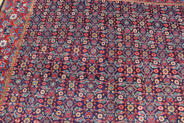 Persian Tabriz Carpet 317 × 204 cm – Herati Design Hand-Knotted Wool Rug