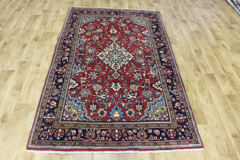 FINE HANDMADE PERSIAN SAROUK RUG 197 X 125 CM