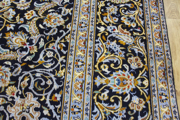 Large Persian Kashan Carpet 400 × 308 cm – Hand-Knotted Wool Rug