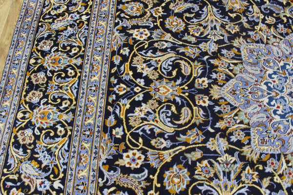 Large Persian Kashan Carpet 400 × 308 cm – Hand-Knotted Wool Rug