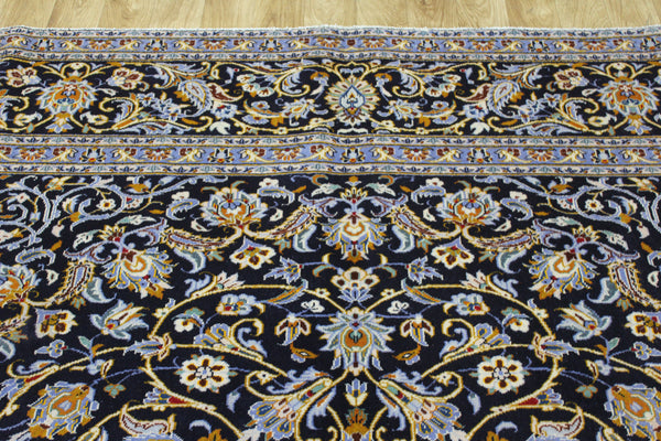 Large Persian Kashan Carpet 400 × 308 cm – Hand-Knotted Wool Rug