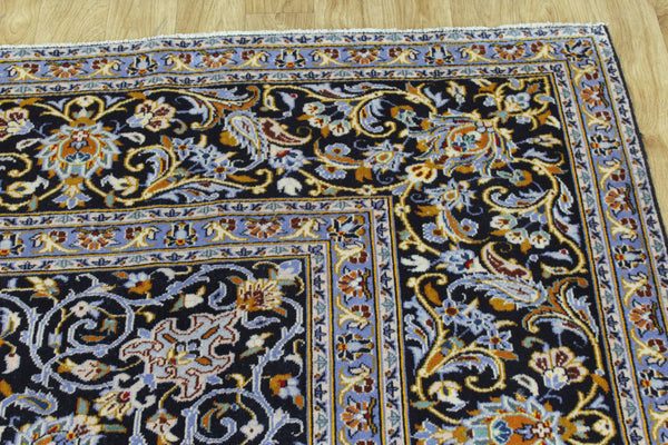 Large Persian Kashan Carpet 400 × 308 cm – Hand-Knotted Wool Rug