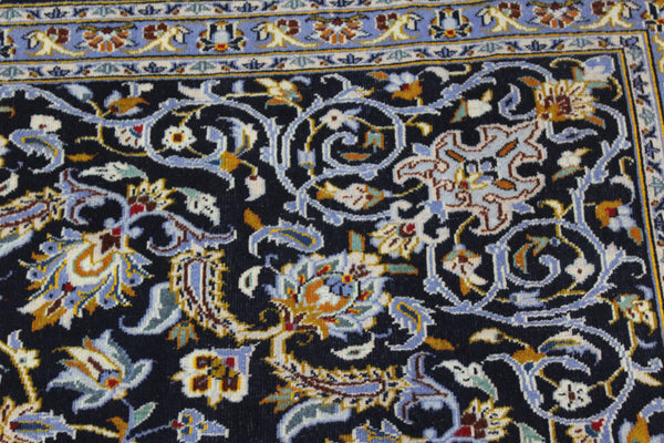 Large Persian Kashan Carpet 400 × 308 cm – Hand-Knotted Wool Rug