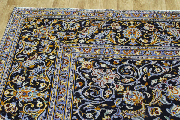 Large Persian Kashan Carpet 400 × 308 cm – Hand-Knotted Wool Rug