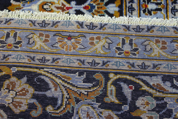 Large Persian Kashan Carpet 400 × 308 cm – Hand-Knotted Wool Rug