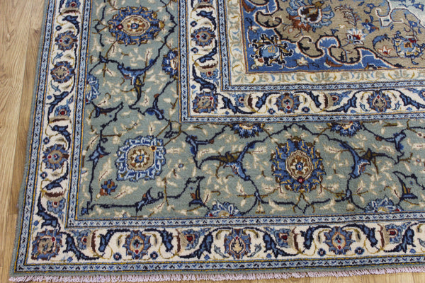 Extra Large Signed Persian Kashan Carpet 440 × 318 cm – Hand-Knotted Wool Rug