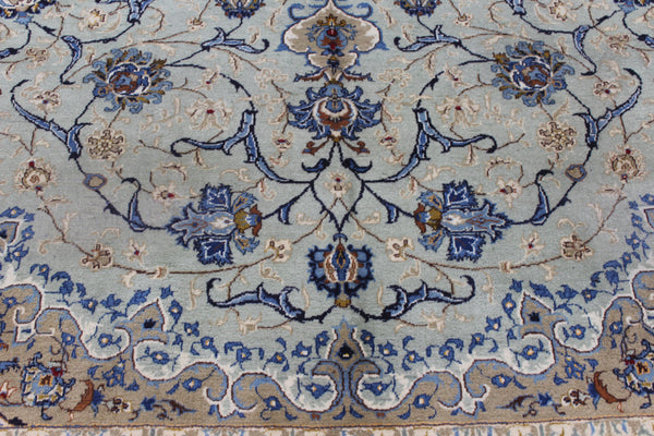 Extra Large Signed Persian Kashan Carpet 440 × 318 cm – Hand-Knotted Wool Rug
