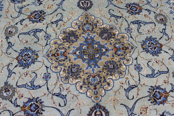 Extra Large Signed Persian Kashan Carpet 440 × 318 cm – Hand-Knotted Wool Rug