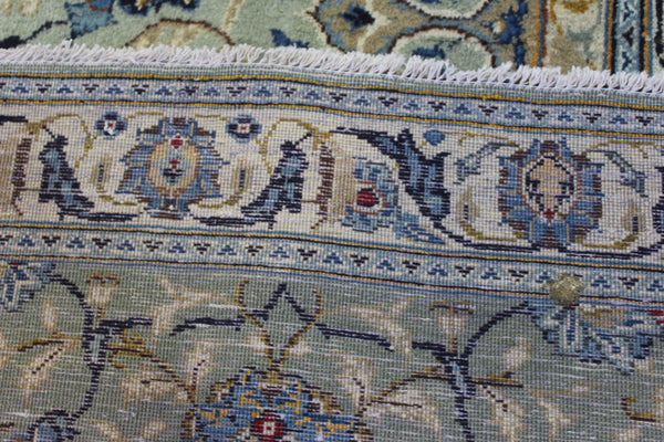 Extra Large Signed Persian Kashan Carpet 440 × 318 cm – Hand-Knotted Wool Rug