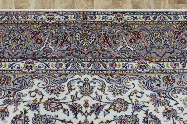 Large Persian Kashan Carpet 395 × 298 cm – Fine Hand-Knotted Wool Rug
