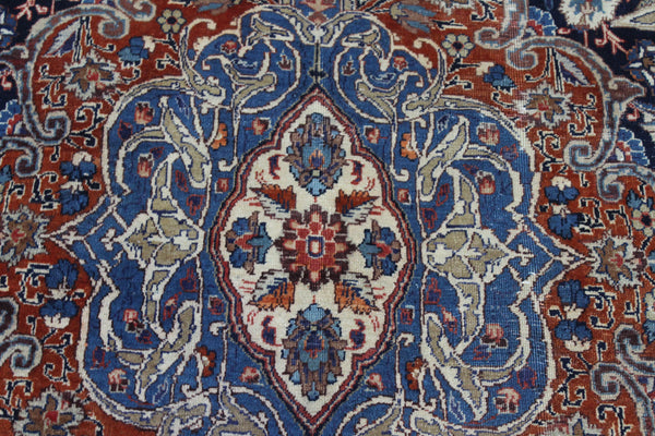 Antique Persian Kashmar Carpet 380 × 300 cm – Hand-Knotted Wool Rug
