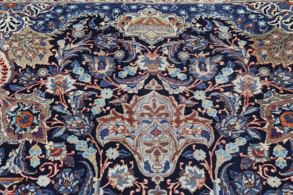 Antique Persian Kashmar Carpet 380 × 300 cm – Hand-Knotted Wool Rug
