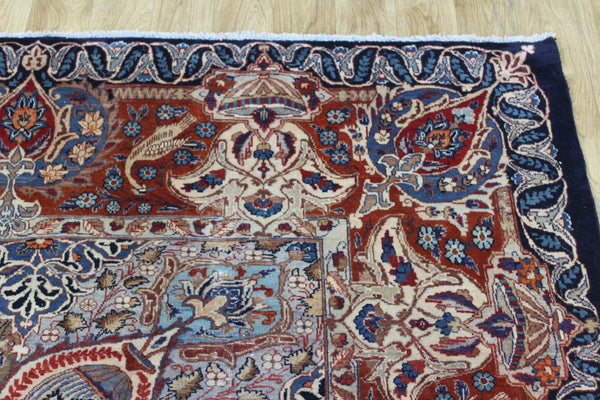 Antique Persian Kashmar Carpet 380 × 300 cm – Hand-Knotted Wool Rug