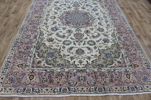 Persian Kashan Carpet 300 × 198 cm – Hand-Knotted Wool Rug