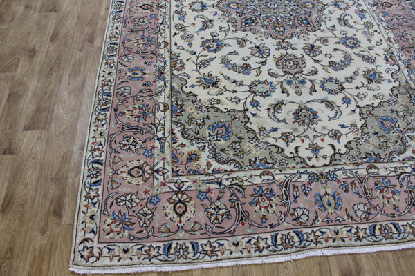 Persian Kashan Carpet 300 × 198 cm – Hand-Knotted Wool Rug