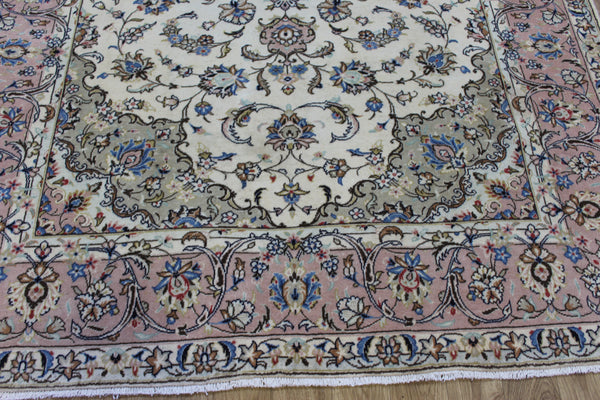 Persian Kashan Carpet 300 × 198 cm – Hand-Knotted Wool Rug
