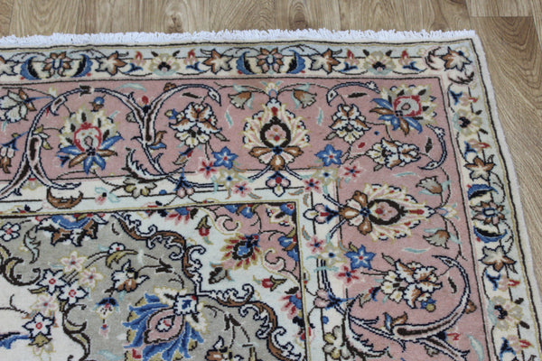 Persian Kashan Carpet 300 × 198 cm – Hand-Knotted Wool Rug