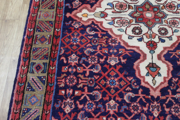Persian Hamedan Long Rug 303 × 150 cm – Hand-Knotted Wool Tribal Carpet