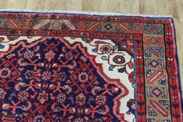 Persian Hamedan Long Rug 303 × 150 cm – Hand-Knotted Wool Tribal Carpet