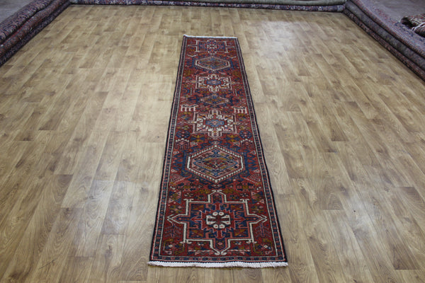 Antique Persian Garajeh Runner 288 × 60 cm – Hand-Knotted Wool Hallway Rug