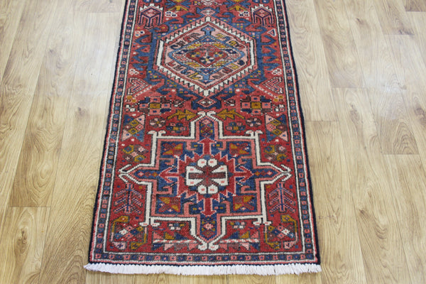 Antique Persian Garajeh Runner 288 × 60 cm – Hand-Knotted Wool Hallway Rug