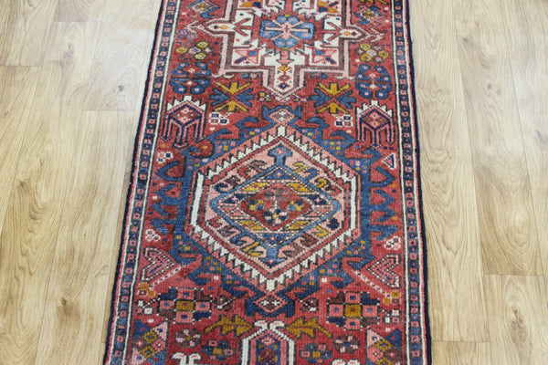 Antique Persian Garajeh Runner 288 × 60 cm – Hand-Knotted Wool Hallway Rug