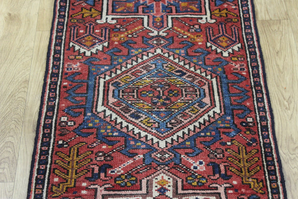 Antique Persian Garajeh Runner 288 × 60 cm – Hand-Knotted Wool Hallway Rug