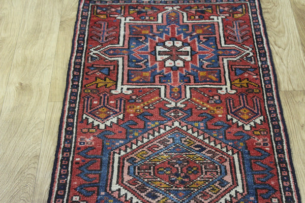 Antique Persian Garajeh Runner 288 × 60 cm – Hand-Knotted Wool Hallway Rug