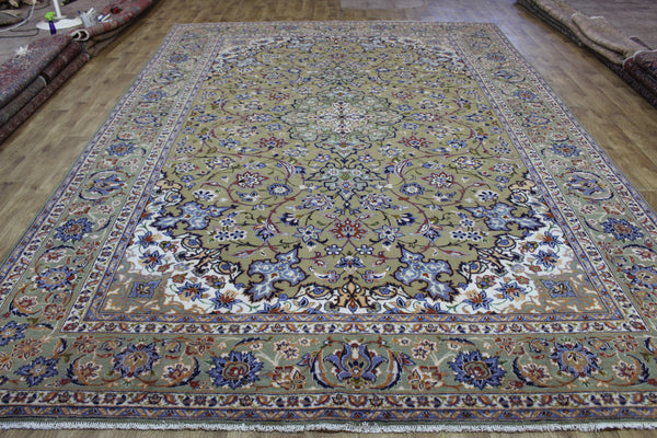 Large Persian Mahal Carpet 410 × 289 cm – Hand-Knotted Wool