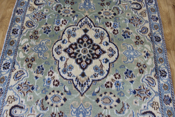 Fine Persian Nain Rug Silk & Wool 134 X 90 cm