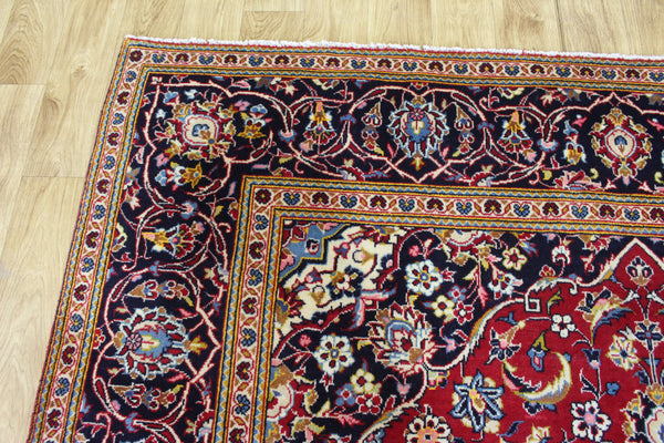 FINE HANDMADE PERSIAN KASHAN RUG 300 X 197