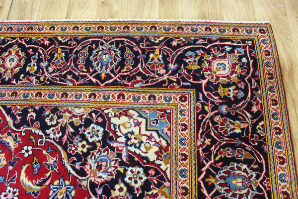 FINE HANDMADE PERSIAN KASHAN RUG 300 X 197