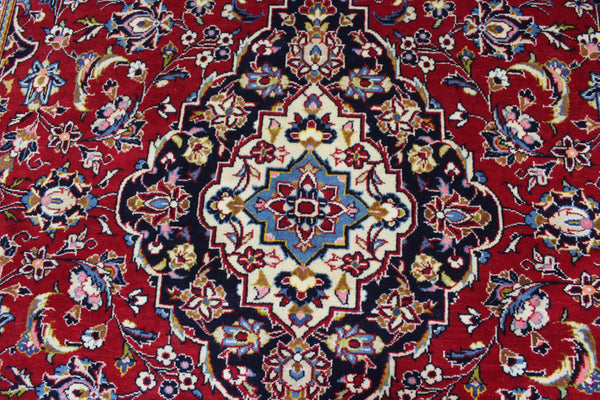 FINE HANDMADE PERSIAN KASHAN RUG 300 X 197