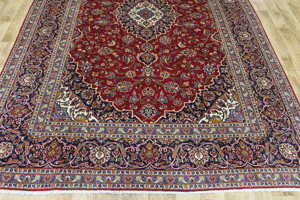 FINE HANDMADE PERSIAN KASHAN CARPET 300 x 205 CM