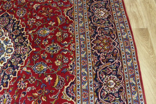 FINE HANDMADE PERSIAN KASHAN CARPET 300 x 205 CM