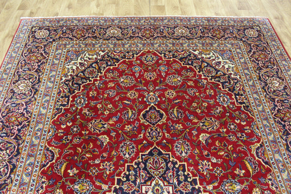 FINE HANDMADE PERSIAN KASHAN CARPET 300 x 205 CM