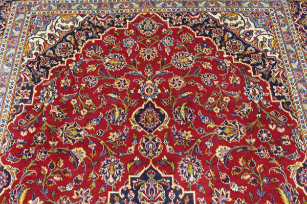 FINE HANDMADE PERSIAN KASHAN CARPET 300 x 205 CM