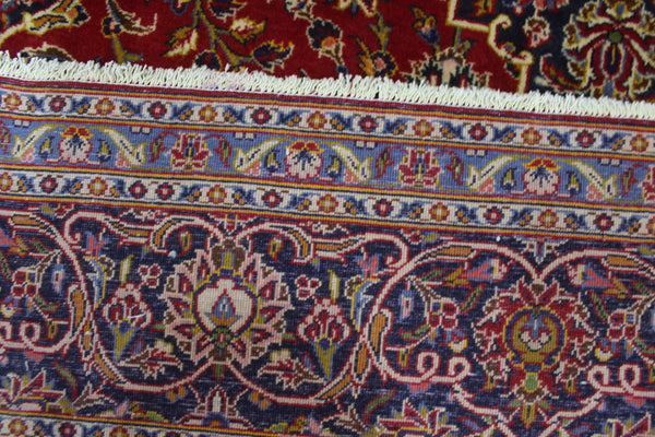 FINE HANDMADE PERSIAN KASHAN CARPET 300 x 205 CM