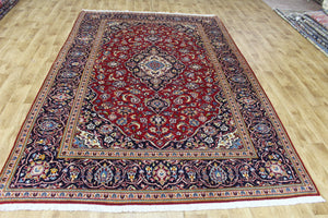 GENUINE HANDMADE PERSIAN KASHAN CARPET 295 X 197 CM