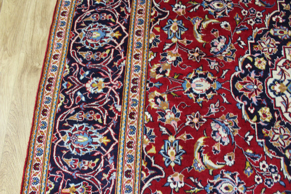 GENUINE HANDMADE PERSIAN KASHAN CARPET 295 X 197 CM