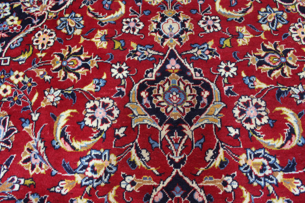 GENUINE HANDMADE PERSIAN KASHAN CARPET 295 X 197 CM